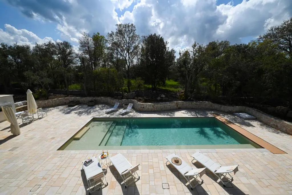 La Piscina Privata nel Giardino d'Ulivi