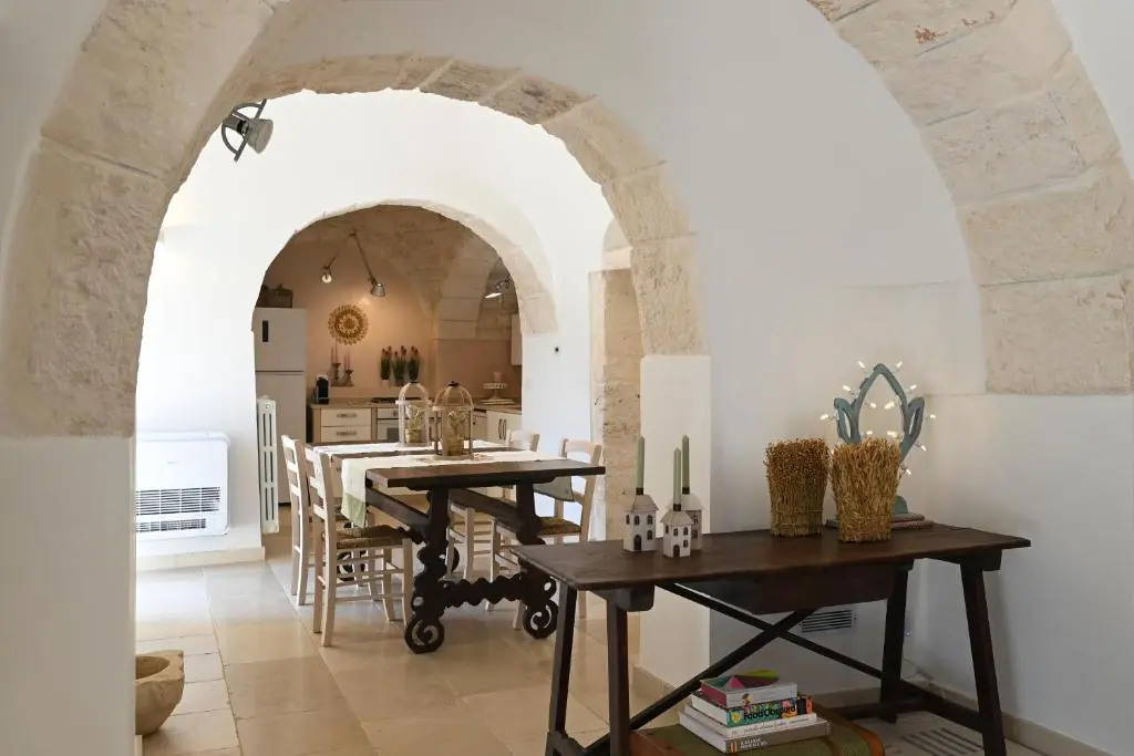 Trullo Magia Ostuni - Sala da Pranzo Padronale con Tavolo Conviviale (Cucina & Living)